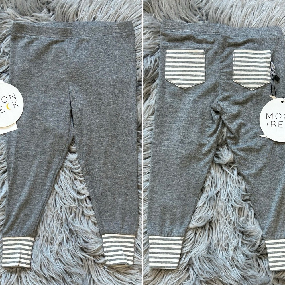 Moon‎ + Beck The Signature Bamboo Legging In Gray Size 3-6 Month